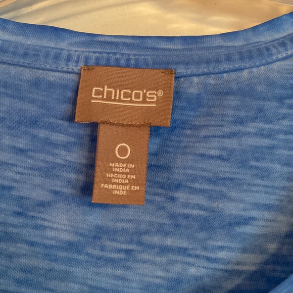Women’s Chico’s Tunic top Size 0 - Picture 3 of 4